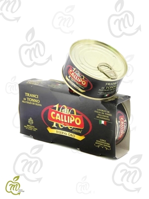 Immagine di CALLIPO TONNO RIS.ORO OO GR 160 X 2 X 24