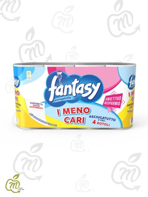 Immagine di FANTASY ASCIUGATUTTO 2 VELI 4 ROT. X 12 conf