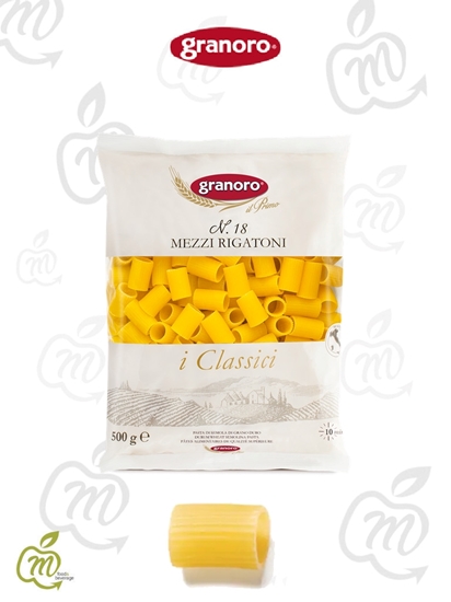 Immagine di GRANORO 018 MEZZI RIGATONI GR 500X24 bs