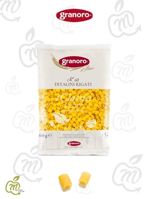 Immagine di GRANORO 060 DITALINI RIGATI GR 500X24 bs