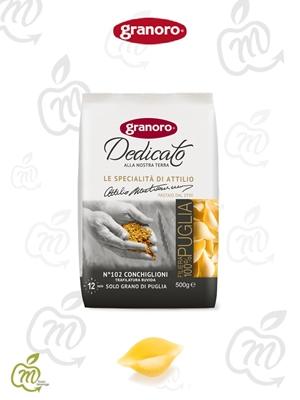 Immagine di GRANORO DEDICATO GR.SPEC 102 CONCHIGLIONI GR 500X12 bs