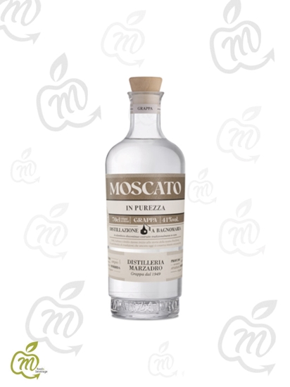 Immagine di MARZADRO GRAPPA IN PUREZZA MOSCATO 41°CL 70