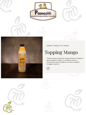 Immagine di PERNIGOTTI TOPPING MANGO KG 1