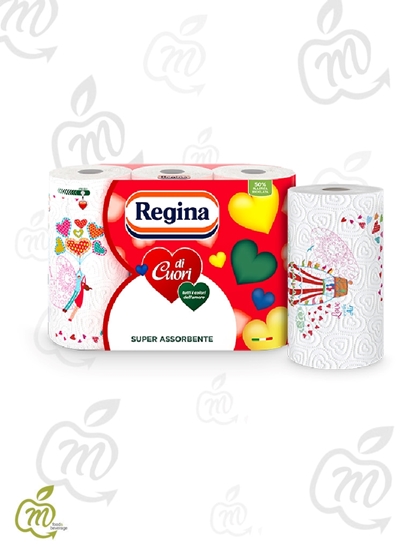 Immagine di REGINA DI CUORI 3 ASCIUGATUTTO X 10 conf