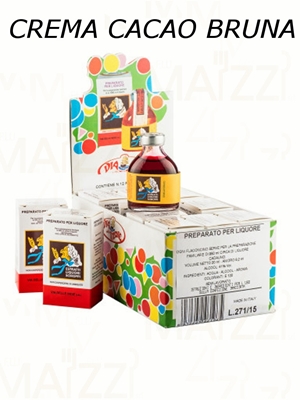 Immagine di VIA DELLE INDIE ESTR. CREMA CACAO BR. X 12 pz