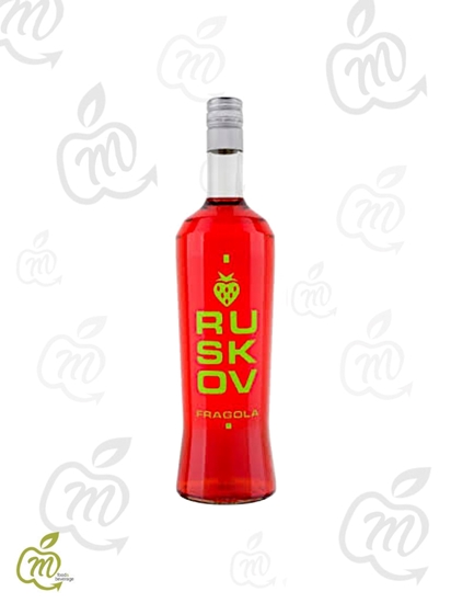 Immagine di FIUME VODKA RUSKOV FRAGOLA 20° LT 1