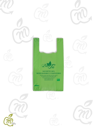 Immagine di ECOBAG SHOPPERS VERDI 27+16X50 4 KG MINI