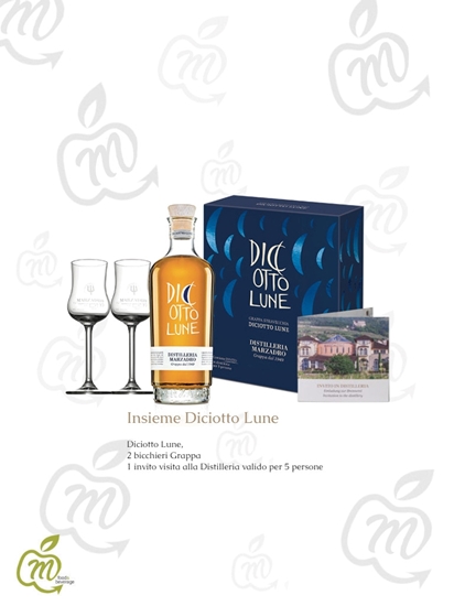 Immagine di MARZADRO CONF.GRAPPA 18LUNE CL 50+2 BICCH.