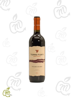 Immagine di TERRE FORTI NEGROAMARO IGT CL 75 X 6 bt