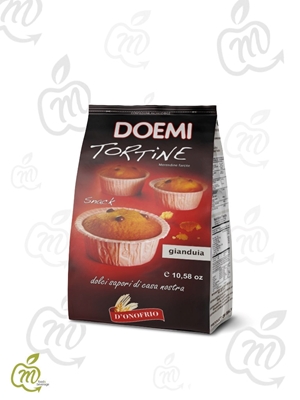 Immagine di DOEMI 6 TORTINE GIANDUIA GR 300 (CT 12pz)