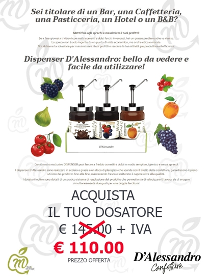 Immagine di D'ALESSANDRO DOSATORE ACCIAIO X FORMATO KG 2