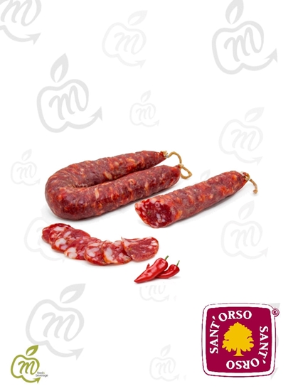Immagine di SANT'ORSO SALSICCIA PUGLIESE PICCANTE SV GR 350 (CT 2kg)