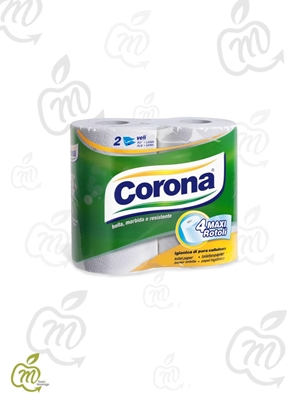 Immagine di CORONA CARTA IGIENICA 4 ROT. SETA 2V X 10 conf