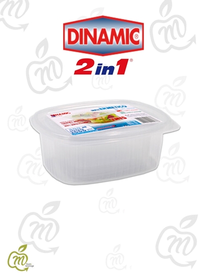 Immagine di DINAMIC 2 CONT.CRISTAL ERM. IN PP 2IN1 C/COP 1500CC X18 pz