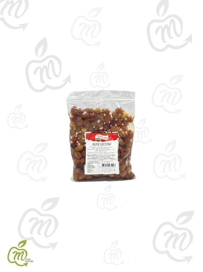 Immagine di GUSTO DELLA PUGLIA OLIVE LECCINO GR 400X12 bs