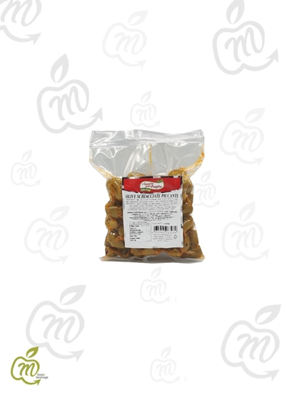 Immagine di GUSTO DELLA PUGLIA OLIVE SCHIACC. PICC. GR 400X12 bs