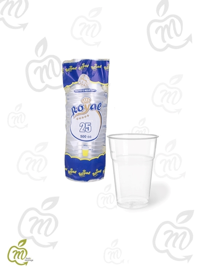 Immagine di ROYAL BICCHIERE TRASPARENTE CC 500X25 pz (CT 32cf)
