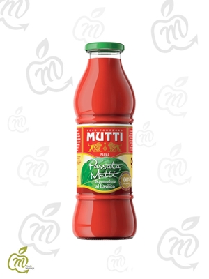 Immagine di MUTTI PASSATA BASILICO GR 700X12 bt