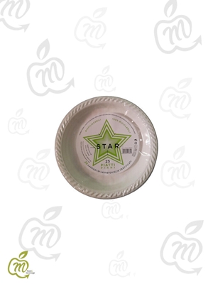Immagine di STAR PIATTI PIANI RIUTIL. 25 PZ X 20 pz