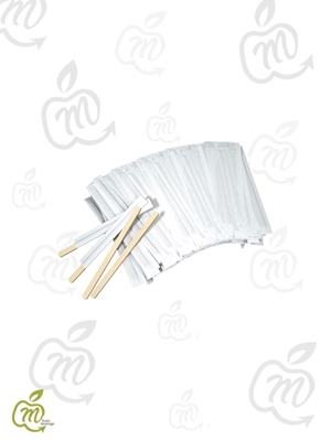 Immagine di TOCTOK PALETTINE DA CAFFE' IMBUSTATE LEGNO 1000PZ 11CM