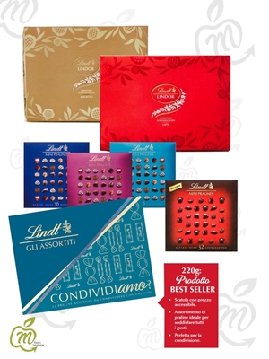 Immagine di PW LINDT CASSA SCATOLE 16 pz 865186