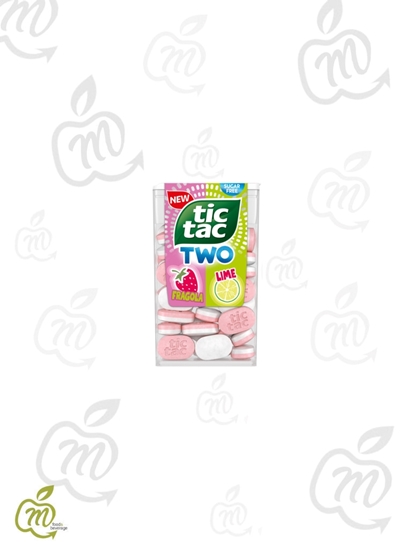 Immagine di FERRERO TIC TAC TWO FRAGOLA LIME T-1 GR 38.5 X 8 pz