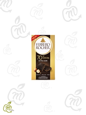 Immagine di FERRERO ROCHER TAVOL. CACAO 70% GR 90X8 pz E128