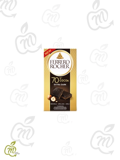 Immagine di FERRERO ROCHER TAVOL. CACAO 70% GR 90X8 pz E128