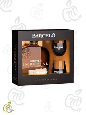 Immagine di BARCELO' RUM IMPERIAL 38° CL 70 AST. + 2 BICCH