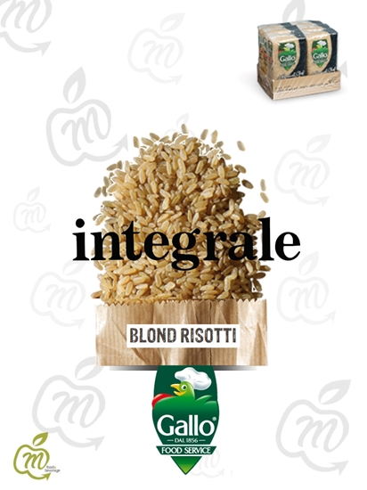 Immagine di GALLO FOOD SERVICE RISO BLOND INTEGRALE KG 1X12 pz