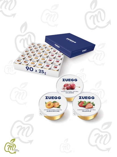 Immagine di ZUEGG CONFETTURA EXTRA MONODOSE ASSORT. GR 25X90 pz